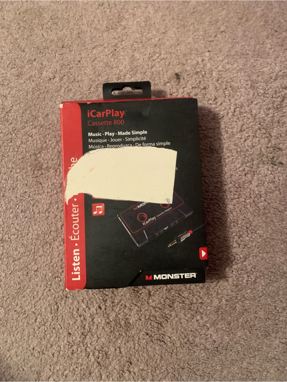 Monster icarplay Cassette 800 Damaged Packaging